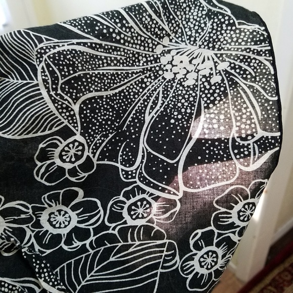 Boho Chic Black Cotton Tunic/Short dress size M - Picture 4 of 5